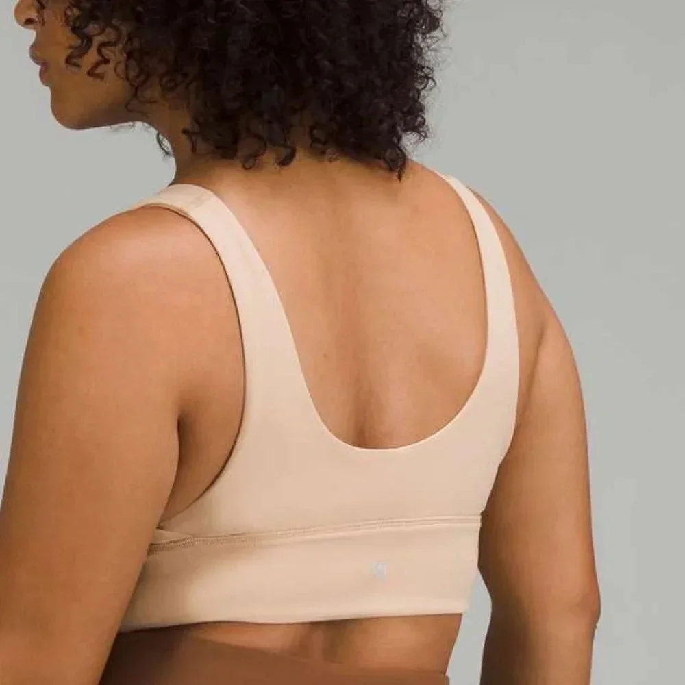 Lululemon Align Sports Bra C/D Cup Contour Beige Size 4
